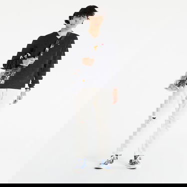 Sweater Comme des Garçons PLAY Pullover Knit Svart | AZN078 Dark Grey Heather, 0