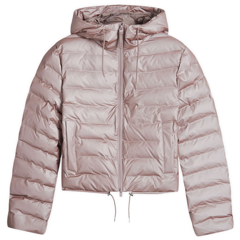 Pufferjacka Rains Lohja Short Puffer Jacket Grå | 15820-37