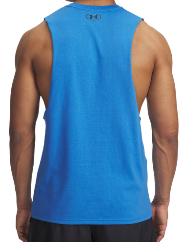 Linne Under Armour Left Chest Cut Off Tank Blå | 1329286-402, 2