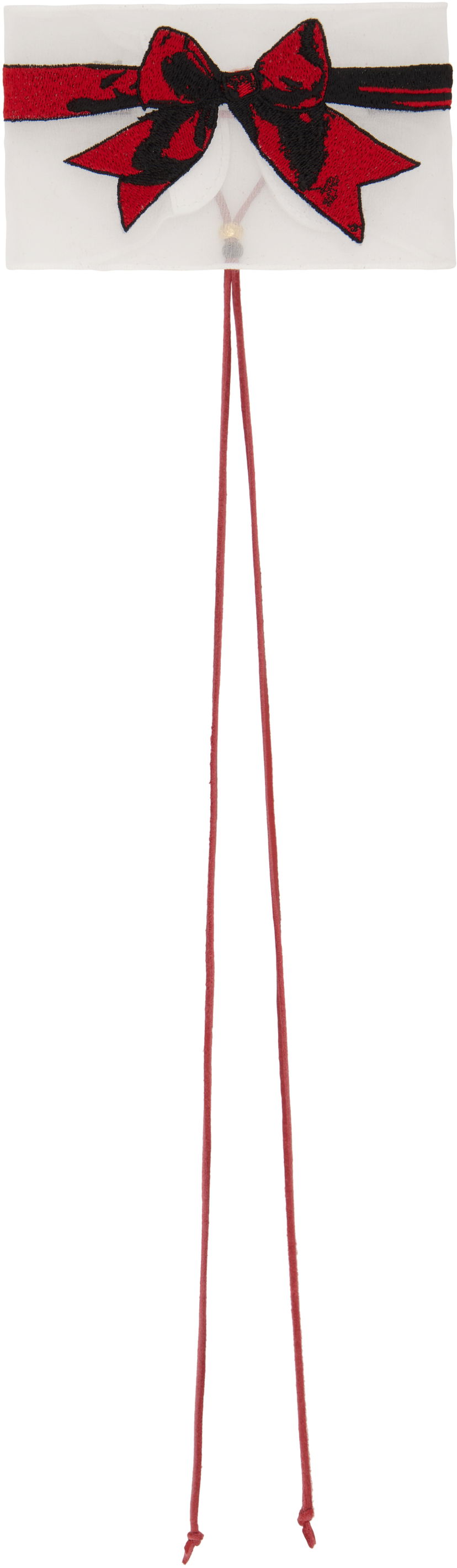 Bälten UNDERCOVER Undercover Ribbon Tie Choker Röd | UC1E1N01-2