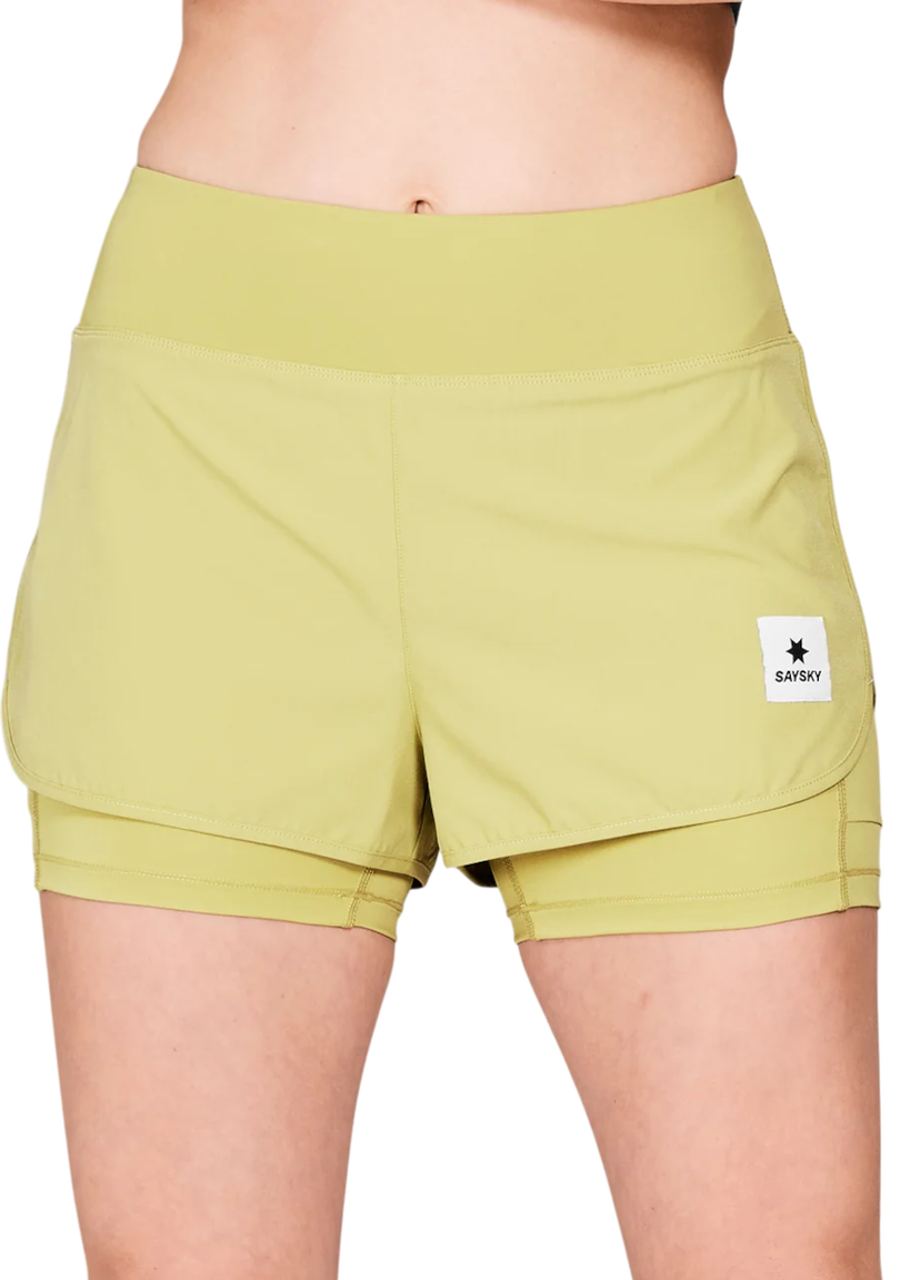 Shorts Saysky Saysky 2 in 1 Pace 3" Shorts Grön | nwrsh23c312