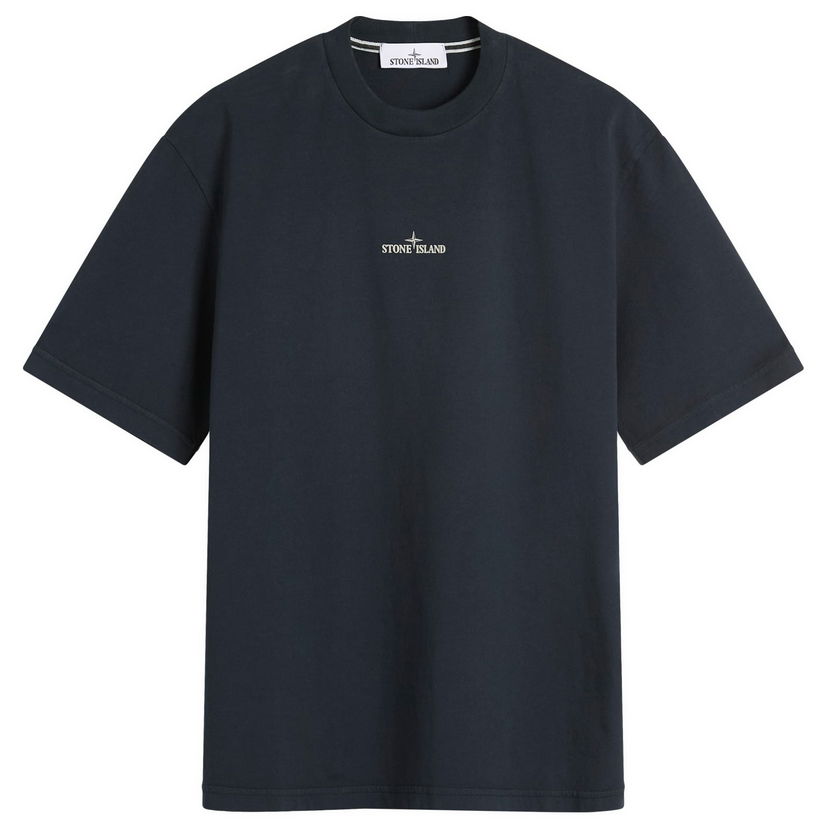 T-shirt Stone Island Stone Island Industrial Print T-Shirt, Size Medium Mörkblå | K2S152100037-V0020