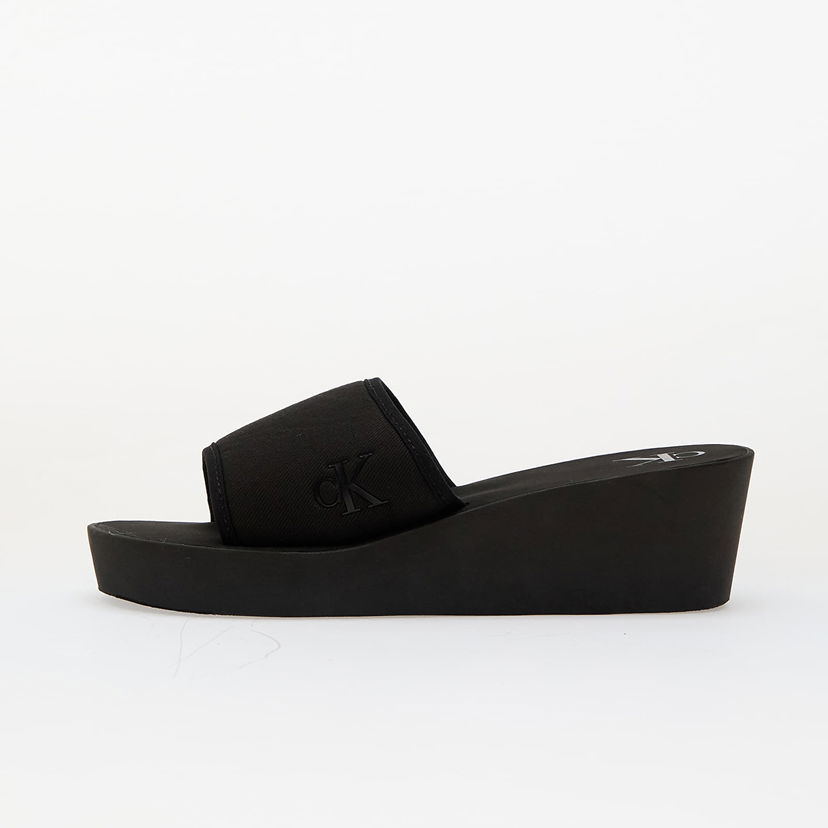 Sneakers och skor CALVIN KLEIN Jeans Beach Wedge Slide Ca Black Svart | YW0YW01725 0GJ