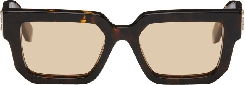 Solglasögon Off-White Off-White Silverstone Square Sunglasses Brun | OERI146S25PLA0016062