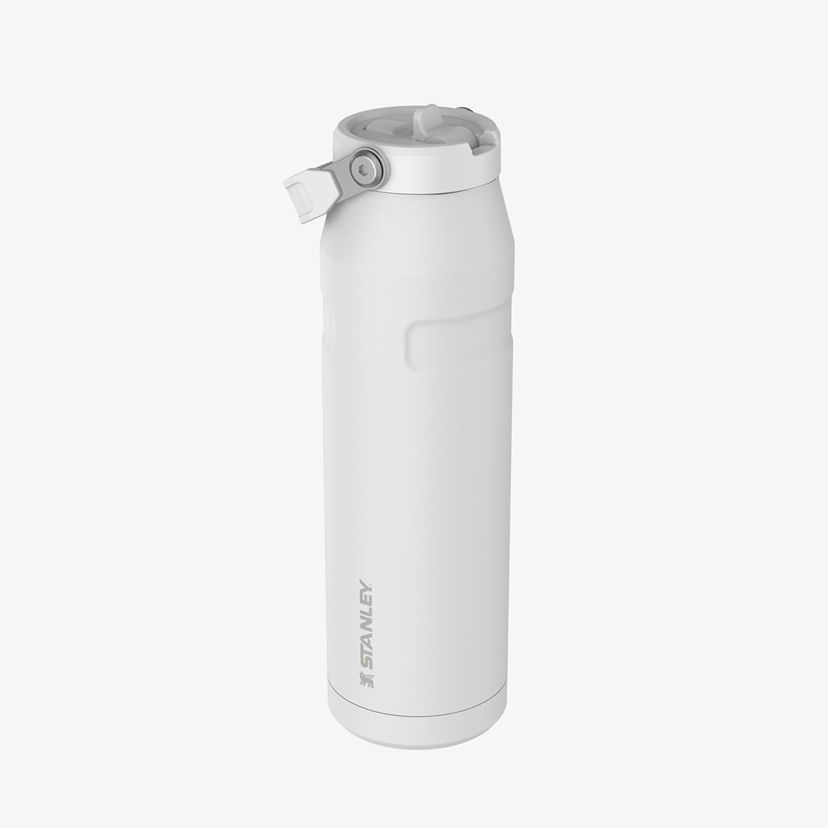 Dricksflaska Stanley IceFlow™ Flip Straw 2.0 Water Bottle 36oz/1060ml Vit | 10-12111-064