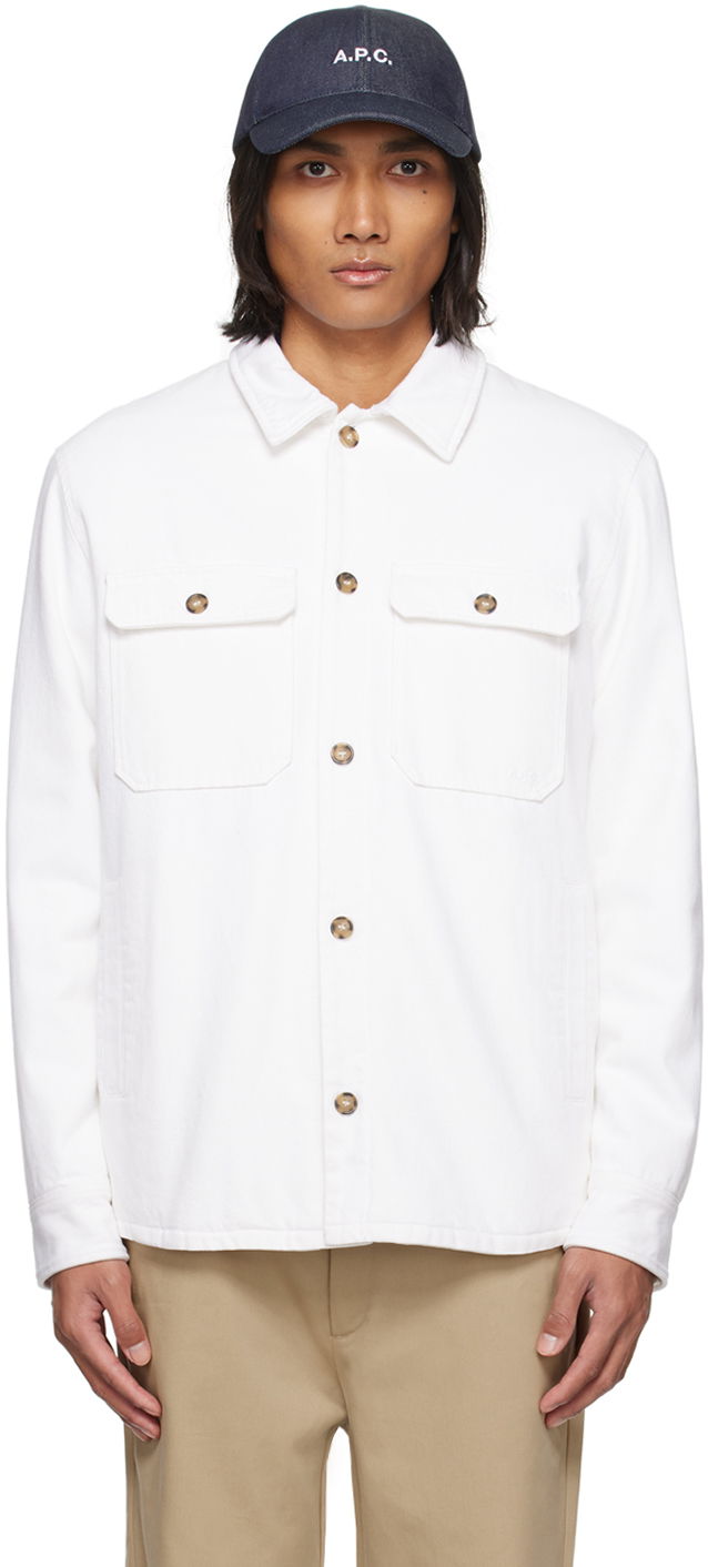 Jacka A.P.C. Alessio Jacket Vit | COFCN-H02899, 0