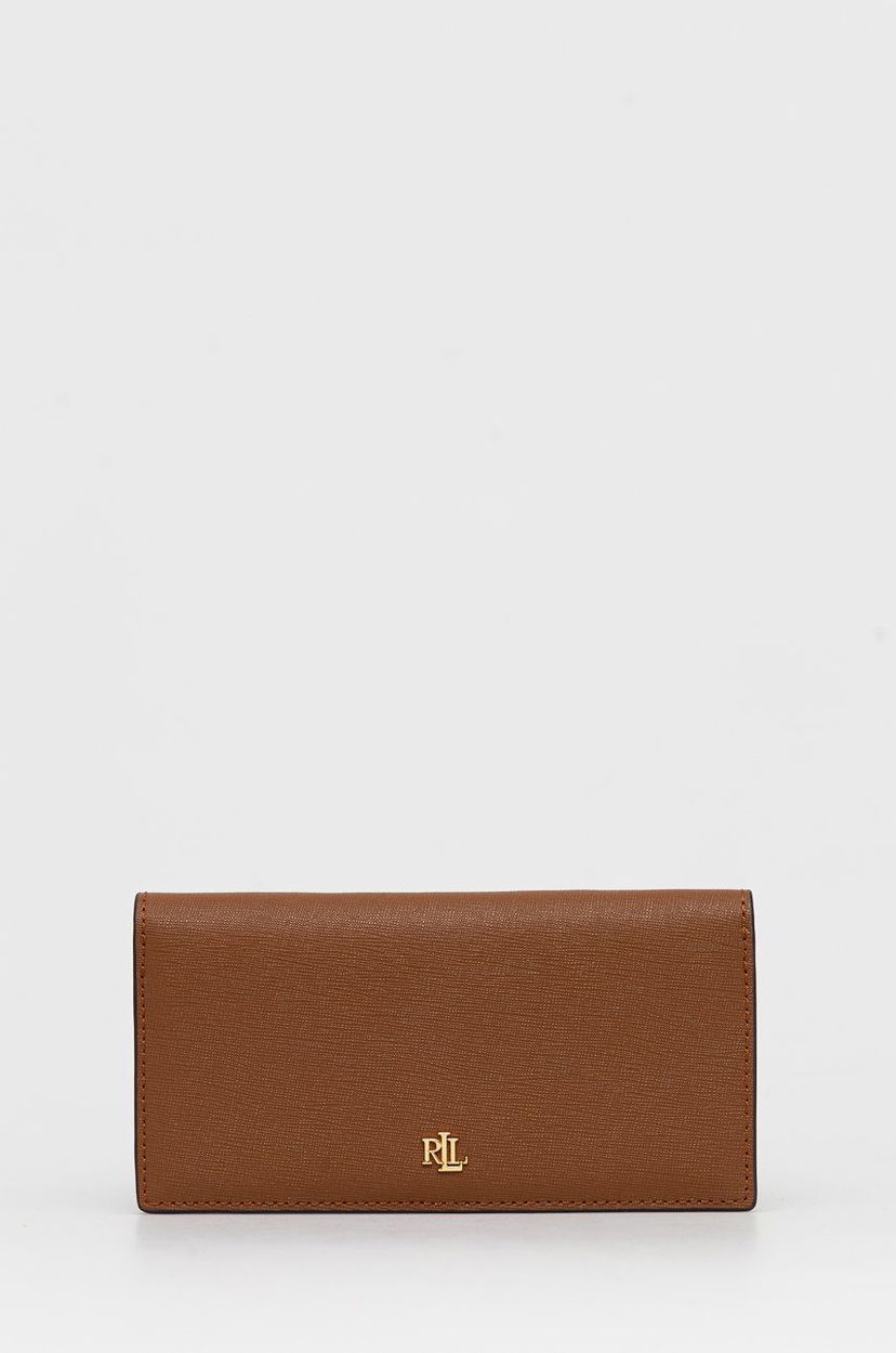 Plånbok Polo by Ralph Lauren Lauren Ralph Lauren Leather Wallet Brun | 432802917010