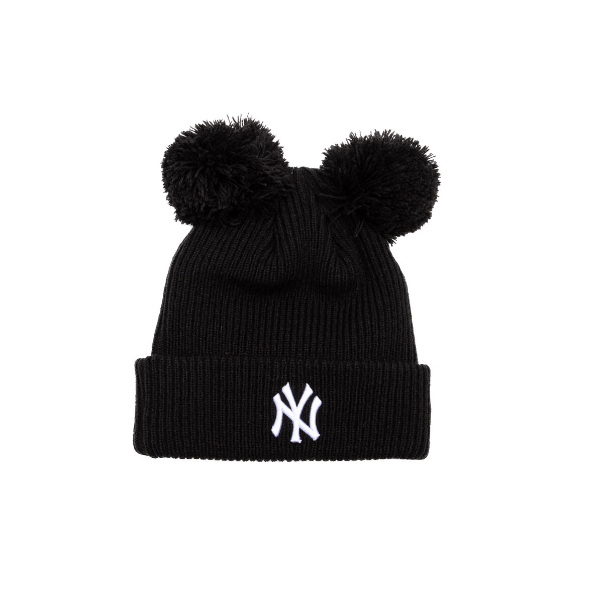Mössa New Era MLB Double Pom Beanie NY Yankees One Size (56-59 cm) Svart | 60691354, 0