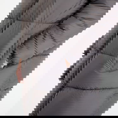 Rockar Urban Classics Hooded Long Puffer Coat Grå | TB7010-03516, 2