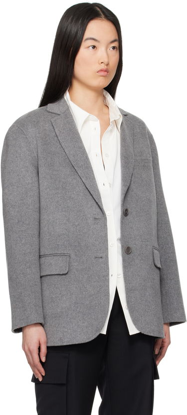 Rockar Anine Bing Anine Bing Quinn Blazer Grå | A-01-10719-GRM5, 1
