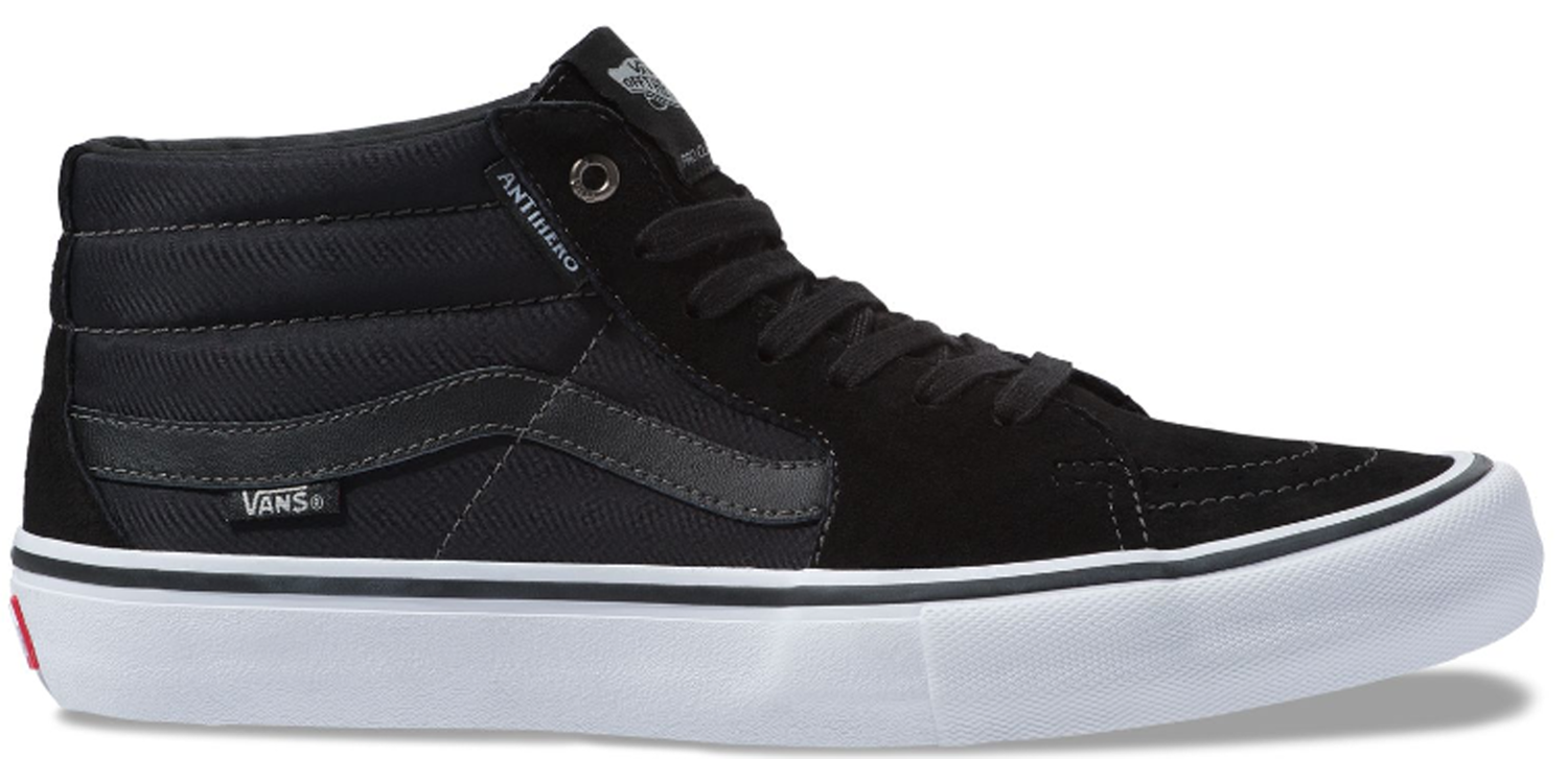 Sneakers och skor Vans Sk8-Mid Antihero Jeff Grosso Svart | VN0A347UVGD, 0