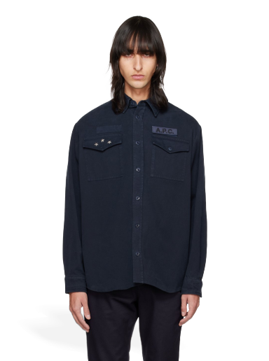 Skjorta A.P.C. Mainline Mörkblå | COFCI-M02778