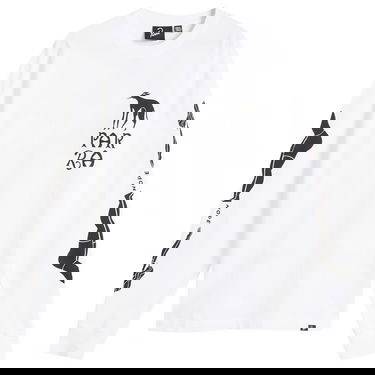 T-shirt By Parra Parra Dog Training Graphic Long Sleeve T-Shirt Vit | 54110-WHT, 1