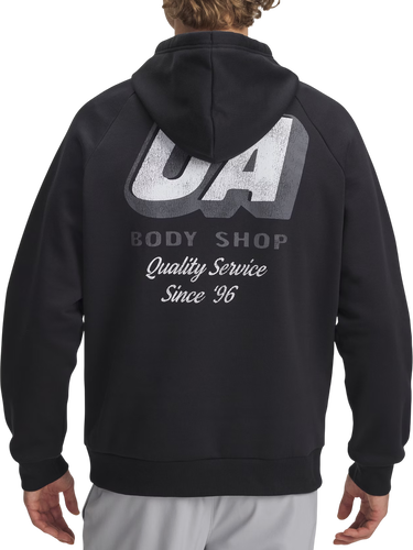 Sweatshirt Under Armour Rival Fleece HBR Logo HD Hooded Sweatshirt Svart | 6003955-001, 2