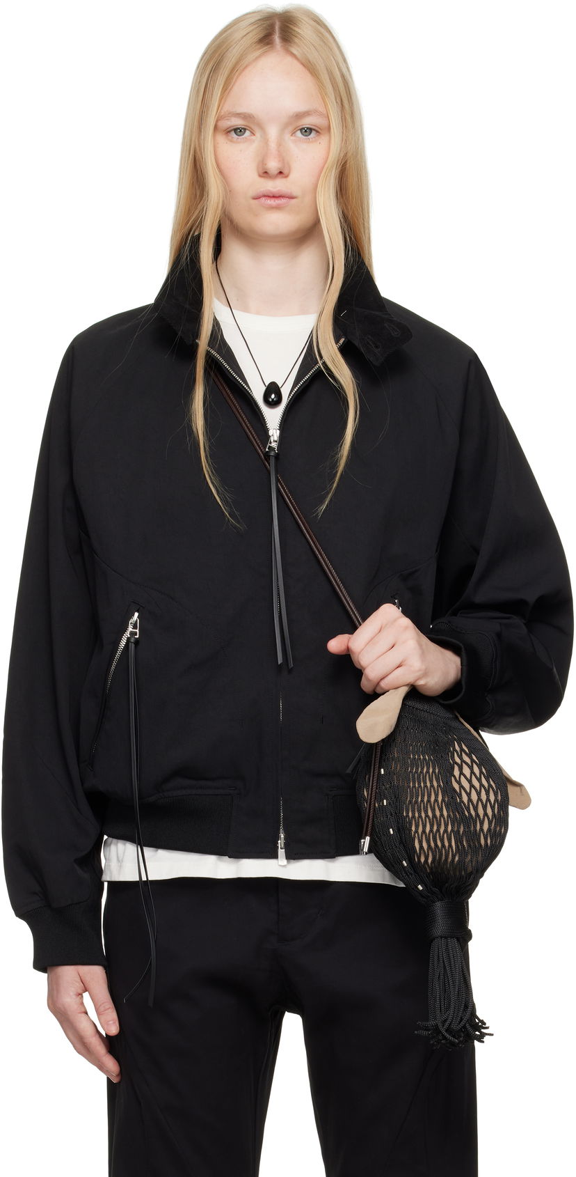 Bomberjacka Post Archive Faction (PAF) PAF 8.0 Center Bomber Jacket Svart | 8.0 OBC-B