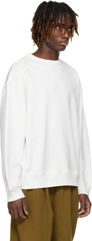 Sweater Dries Van Noten Dries Van Noten Dropped Shoulders Sweatshirt Vit | 251-021152-1610, 1