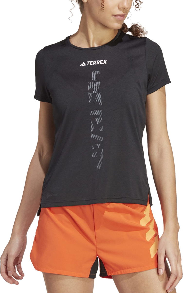 T-shirt adidas Performance Terrex AGR SHIRT W Svart | ht9414