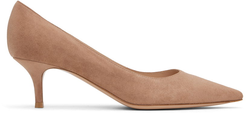 Sneakers och skor Gianvito Rossi Gianvito 55 Suede Pumps Beige | G20336-55RIC-CAM