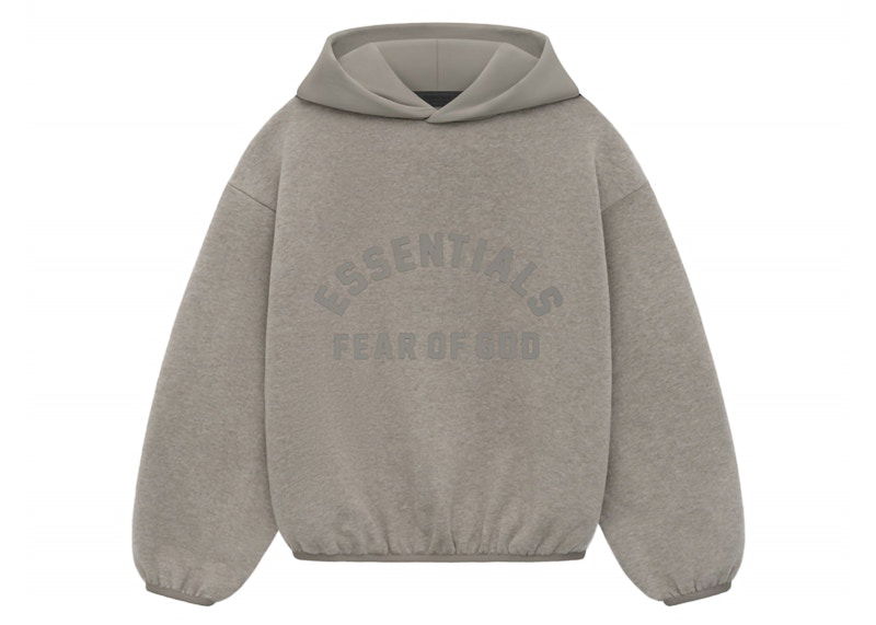 Sweatshirt Fear of God Essentials Core Collection Kids Nylon Fleece Hoodie Grå | 785SU246271K, 0