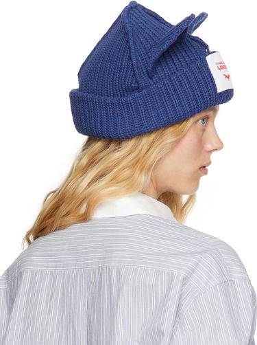 Mössa Charles Jeffrey Loverboy Charles Jeffrey LOVERBOY Chunky Knit Ears Beanie Blå | 54130301, 2