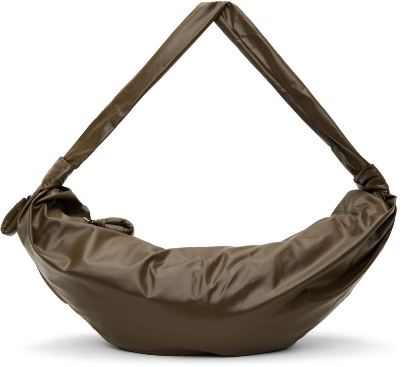 Handväska LEMAIRE LEMAIRE Large Soft Croissant Shoulder Bag Grön | BG0027 LL0028