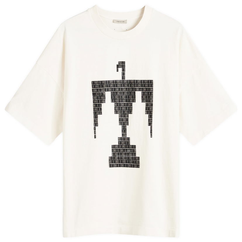 T-shirt Fear of God Thunderbird Print T-Shirt Vit | FG24FW50-10155EBHWJ-107