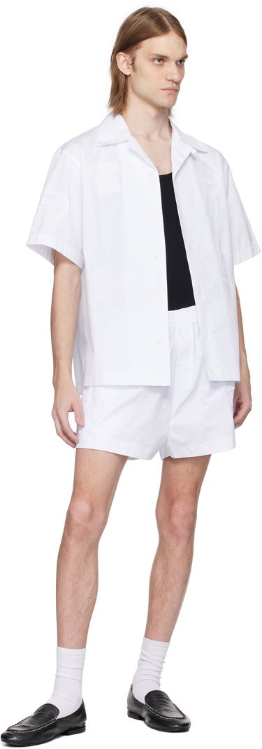 Shorts Lacoste Lacoste Runway Badge Shorts Vit | GH7420, 3