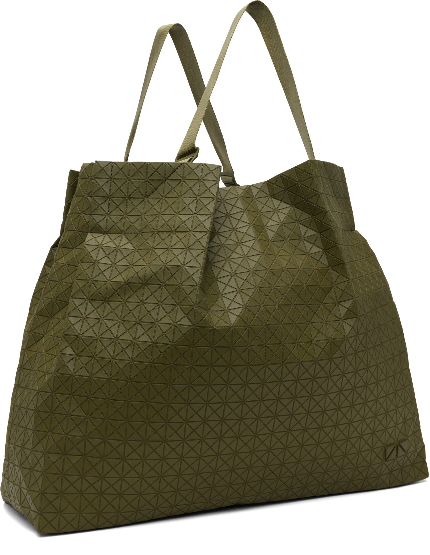 Tygpåse BAO BAO ISSEY MIYAKE Geometric Pattern Tote Bag Grön | BB49AG761, 1