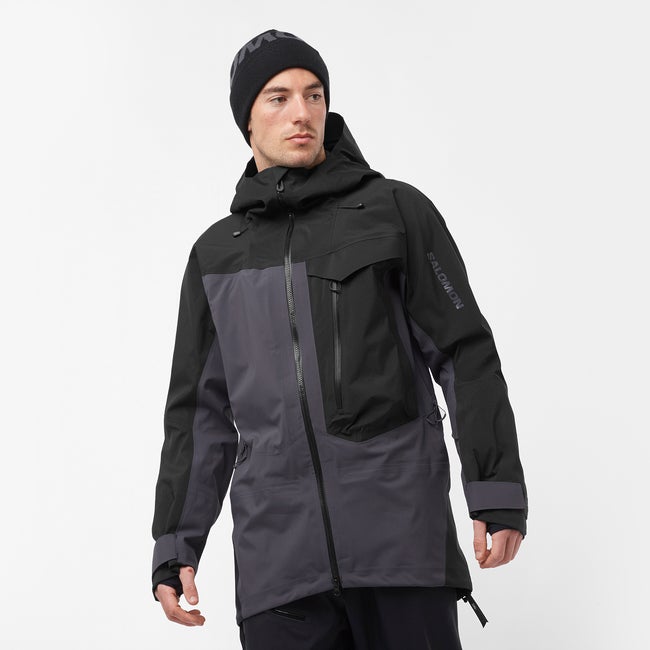 Parkas Salomon Moon Patrol Gore-Tex Ski Jacket Svart | LC2146800, 0