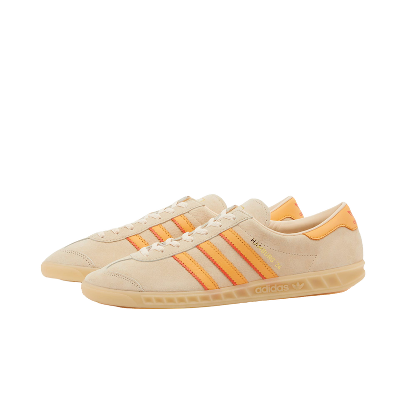 Sneakers och skor adidas Originals Hamburg 24 Sneakers in Crystal Sand/Hazy Orange/Collegiate Orange Orange | IG2109