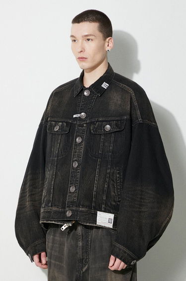 Jacka Maison MIHARA YASUHIRO Combination Denim Jacket Svart | A12BL022, 0