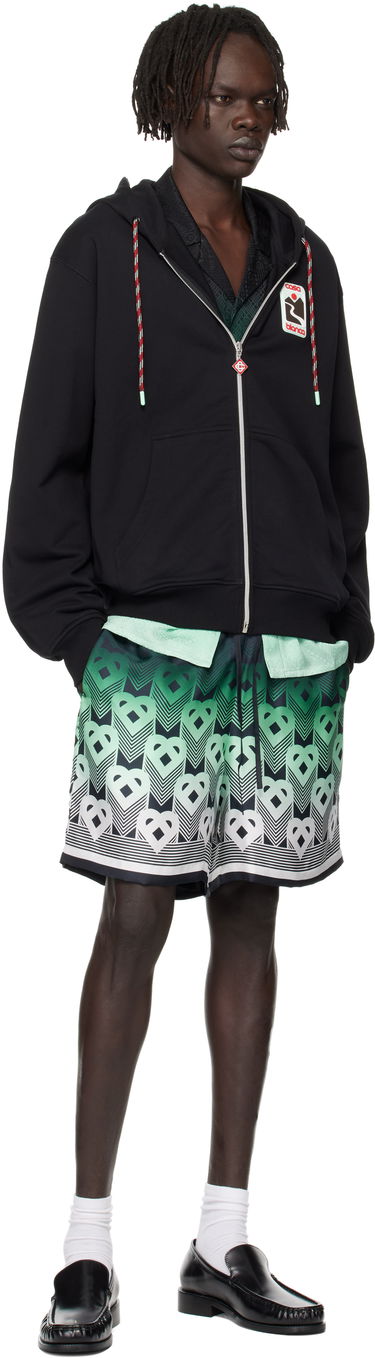 Sweatshirt Casablanca Casablanca Sunset Valley Zip Hoodie Svart | U-MPF25-JTP-150-01, 3