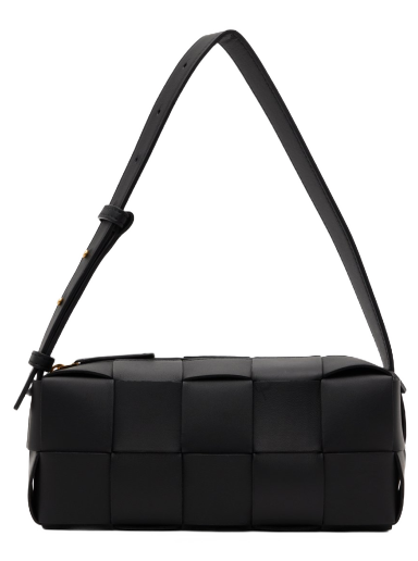 Axelväska Bottega Veneta Brick Cassette Bag Svart | 729166 VMAY1