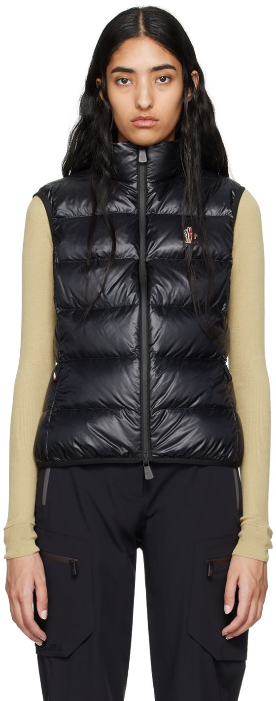 Väst Moncler Down Vest With Logo Patch Svart | J20988G00010829H7