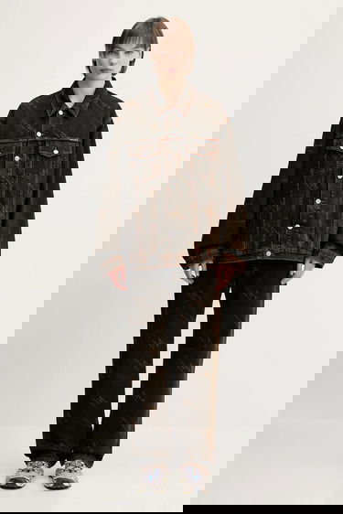 Jacka Martine Rose Martine Rose Oversized Denim Jacket Brun | 201WD06204, 9