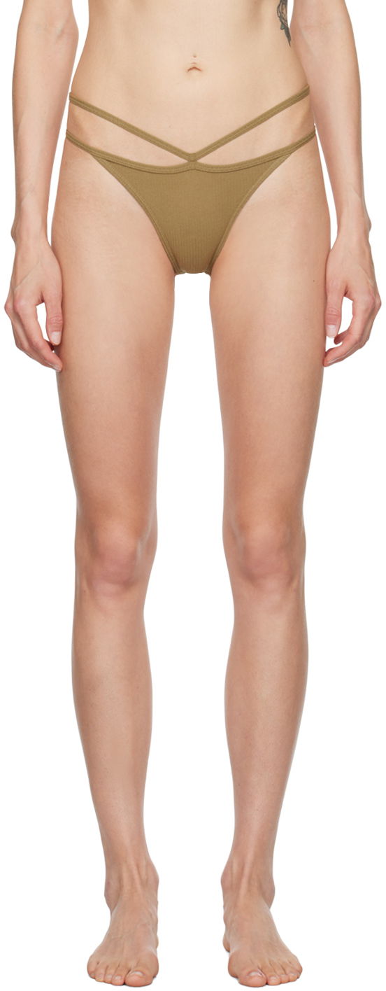 Trosor Baserange Cross Strap Briefs Brun | UNNI-RB-AU24, 0