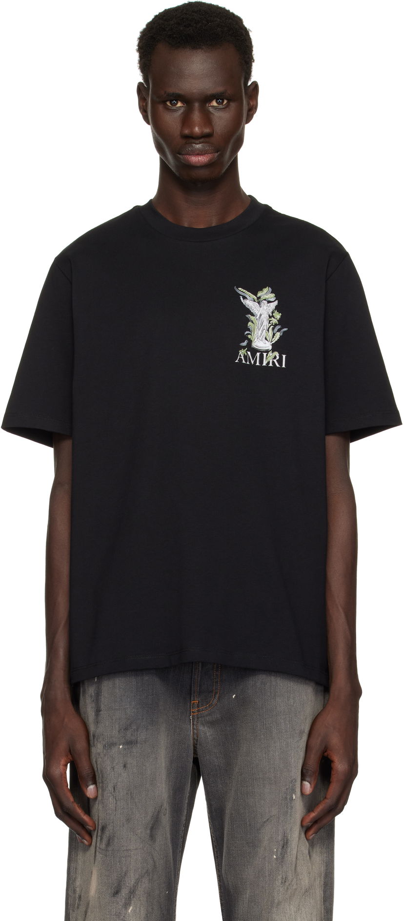 T-shirt AMIRI Amiri Garden Graphic Tee Svart | AMJYTE1164