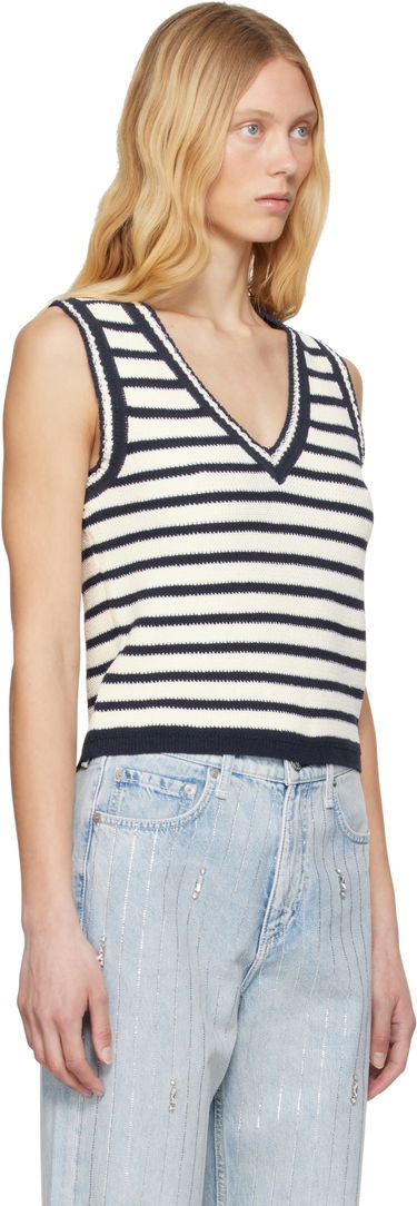 Sweater rag & bone rag & bone Meghan Stripe Knit Vest Flerfärgad | WAS25S062EC62, 1