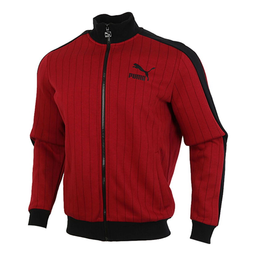 Jacka Puma Pinstripe Jacket Röd | 530177-50