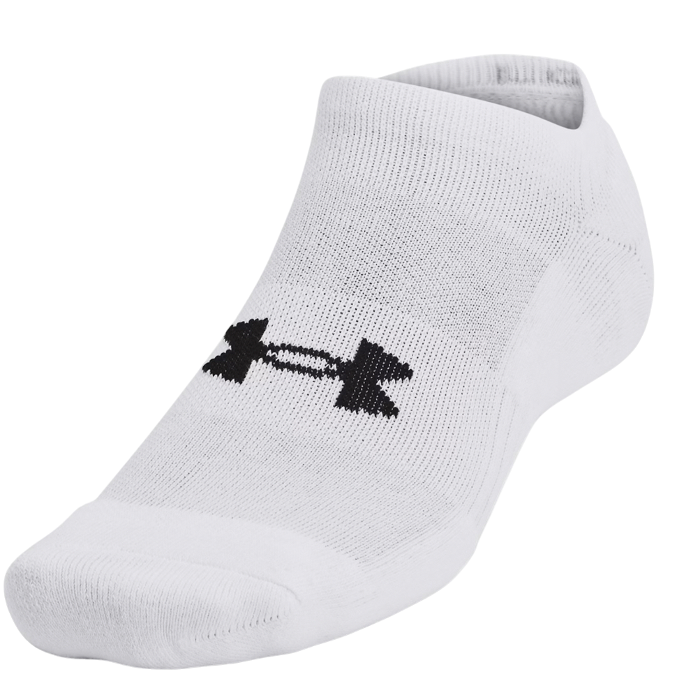 Strumpor Under Armour UA TC No Show Socks - 3 Pack Vit | 1386313-100, 1