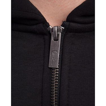 Sweatshirt Karl Kani Karl Kani Woven Signature Chrome Zip Hoodie Svart | KK-60220175, 2