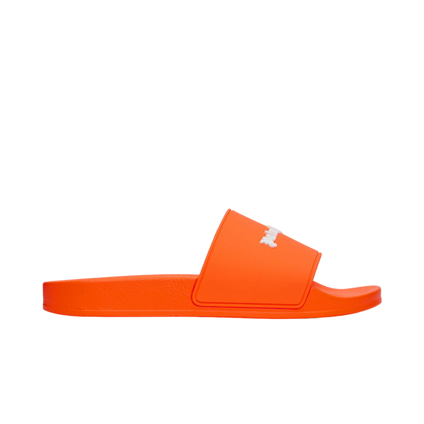Sneakers och skor Palm Angels Orange Logo Pool Slides Orange | PMIC011F24MAT0016666