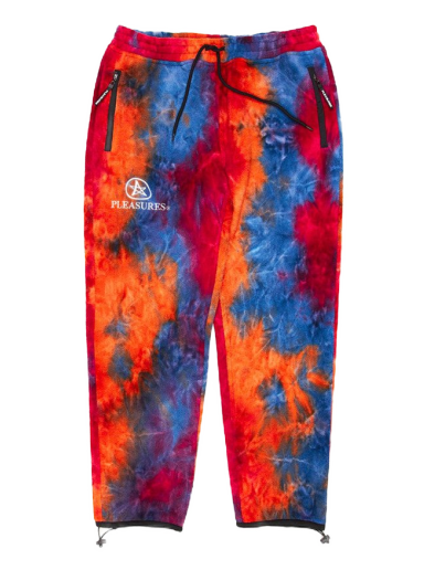 Träningsbyxor Pleasures Orange Caffeine Polar Fleece Pants Flerfärgad | P21F003