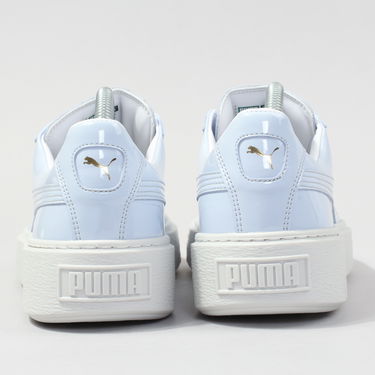 Sneakers och skor Puma Basket Platform Patent Wn's oatmeal - oatmeal Blå | 363314 02, 3