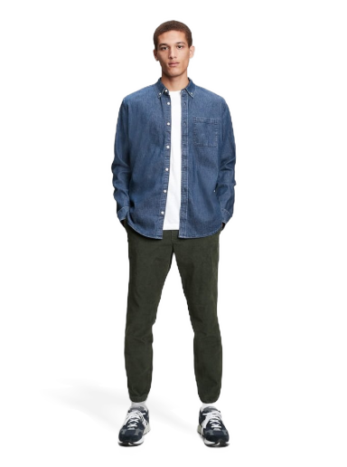 Skjorta GAP Denim Shirt Blå | 736872-00