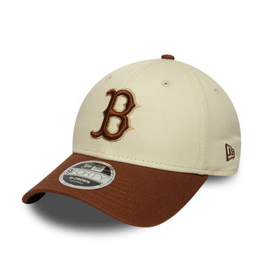 Keps New Era Boston Red Sox MLB WS Patch Retro 9FORTY M-CROWN Adjustable Cap Beige | 60691351, 0