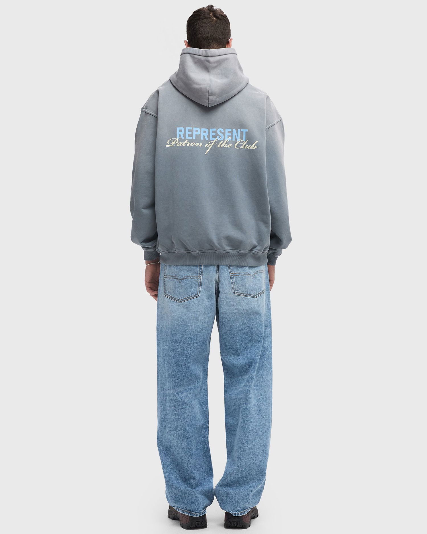 Sweatshirt Represent Clo Patron Of The Club Hoodie Blå | MLM4270-46, 1