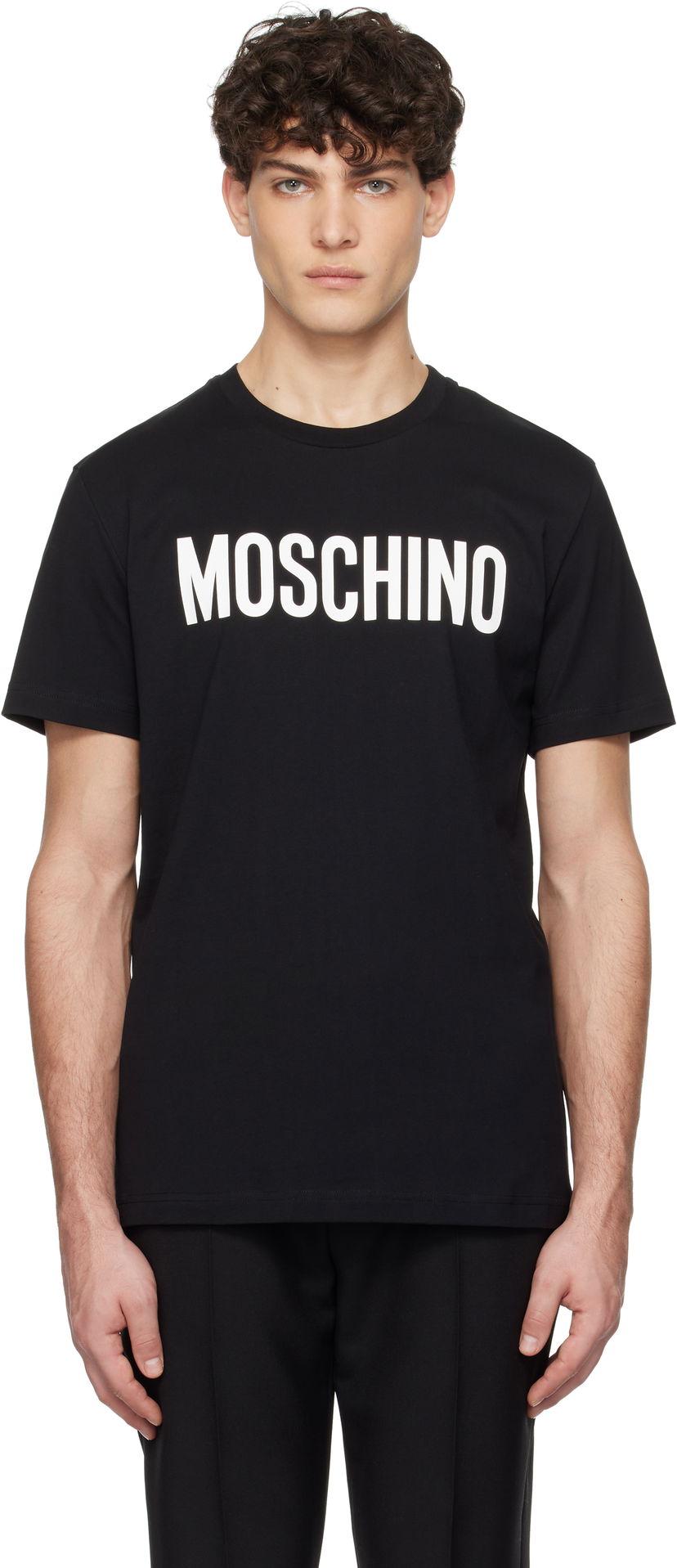 T-shirt Moschino Moschino Institutional T-Shirt Svart | 251ZZA072002411555