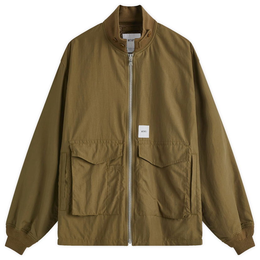 Bomberjacka WTAPS 10 WEP Jacket Size Large Grön | 242TQDT-JKM04-OLV