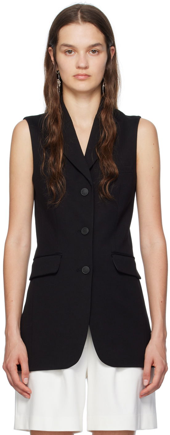 Väst rag & bone Rag & Bone Cadence Sleeveless Vest Svart | WAC24PT021LC21